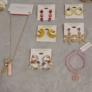 Isaac Mizrahi Gold and Pink Accessories Collection